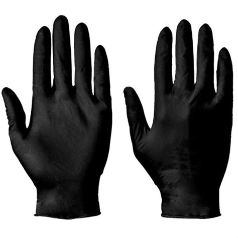 Powder Free Black Nitrile Gloves - Cleaning Supplies 2U