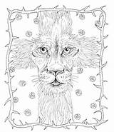 Bible Coloring Pages Lions sketch template
