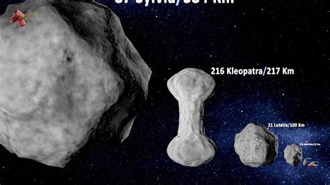 Asteroids Size Comparison: Exploring Asteroids - YouTube