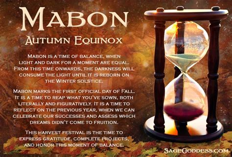 I love the harvest magic of Mabon! When night and day are equal in ...