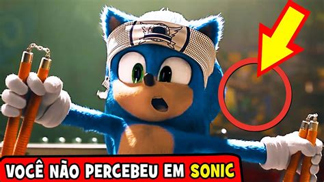 39 DETALHES que você PERDEU em SONIC O FILME (EASTER EGGS + REFERÊNCIAS ...