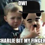 Charlie Bit My Finger Meme Generator - Imgflip