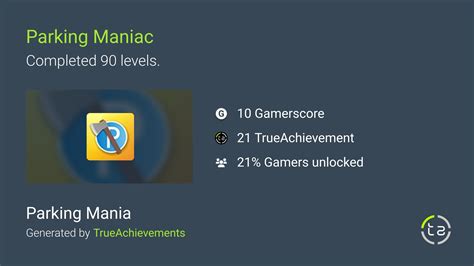 Parking Maniac achievement in Parking Mania (WP)