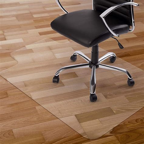 Kuyal Chair Mat, 2MM Rolling Chair Mat for Hardwood Floor, Transparent ...