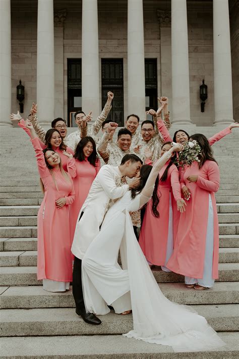 Ao Dai Wedding Bridesmaids