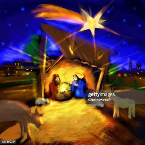 Jesus Born Painting Photos and Premium High Res Pictures - Getty Images