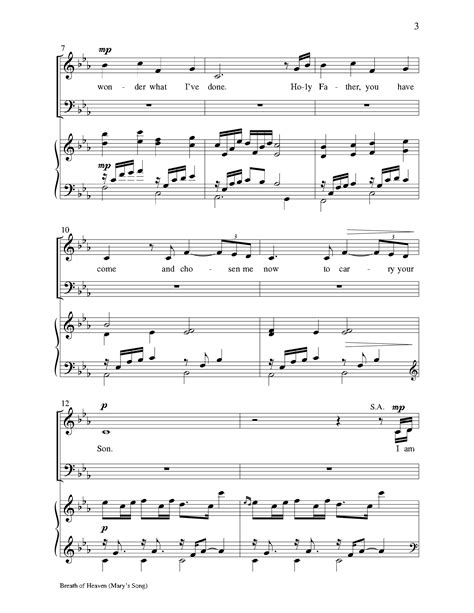 Breath of Heaven (SAB ) by Chris Eaton & Amy | J.W. Pepper Sheet Music