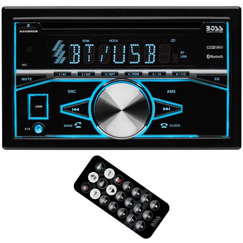 Boss Audio Systems 850BRGB Double DIN Bluetooth CD Player & Radio Car ...