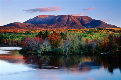 #101002 Mt. Katahdin Stream, Baxter State Park, Maine, White Mountain ...