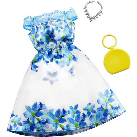 Mattel Barbie Fashion Dress With Flowers And Accessory FND47 / GHW79 | Toys-shop.gr