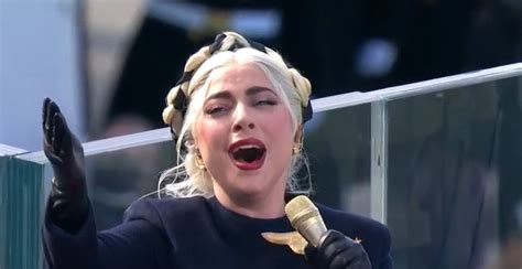 Lady Gaga Wows With US National Anthem At Biden-Harris Inauguration [Video] - That Grape Juice