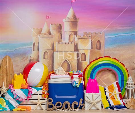 Beach scene backdrop. Beach party backdrop for photography summer