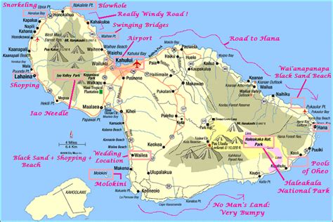 Hana Hawaii Map - Road to Hana | Historic Hana Highway | Map & Tips ...