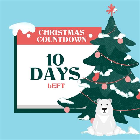 Christmas Countdown Template | PosterMyWall