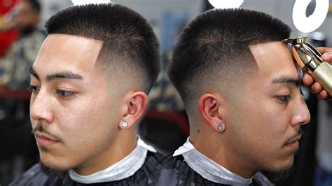 Mens Mid Fade Straight Hair / Mid Fade With Straight Short Hair Mens ...