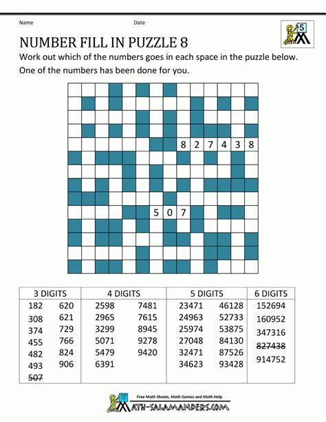 Numbers 1 - 10 Word Search Puzzle | Number Words Worksheets | Word ...