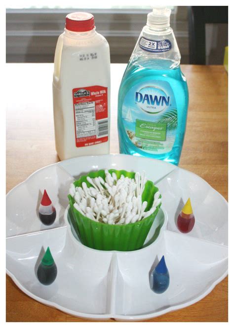 Magic Milk Science Experiment - Little Bins for Little Hands | Science experiments kids, Milk ...