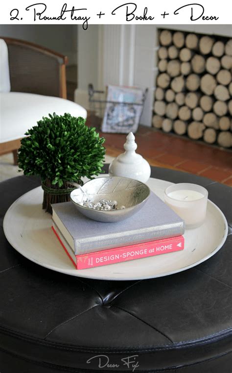 Circle Coffee Table Decor Ideas - Coffee Table Decor