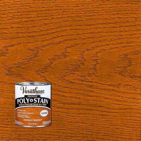 Varathane 1 qt. Antique Walnut Gloss Oil-Based Interior Stain and ...