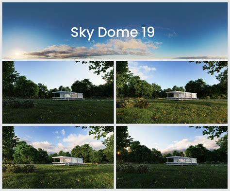 HDRI Sky Domes vol 1 - Blender Market