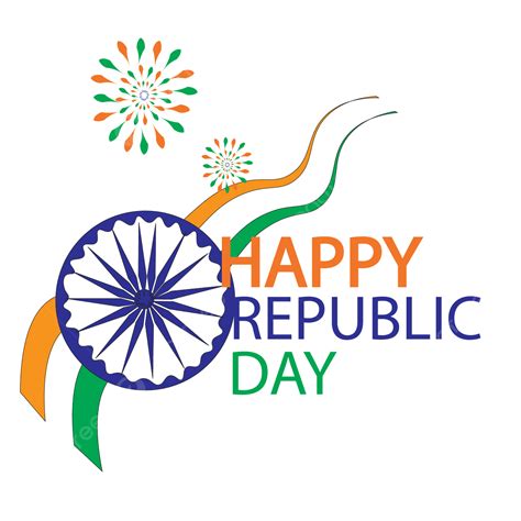 Happy Republic Day Png, Happy Republic Day, Reoublic Day, Colorful Republic Day PNG and Vector ...