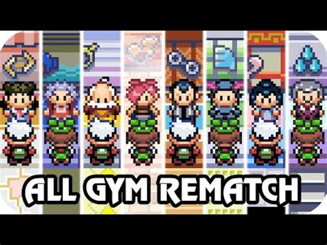 Pokémon Emerald - All Gym Leader Rematch (Final) - YouTube