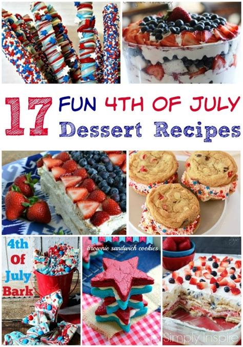 4th of July Dessert Recipes