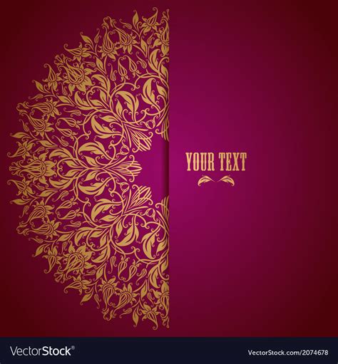 Elegant background with lace ornament Royalty Free Vector