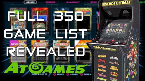 Arcade Cabinet Games List | Cabinets Matttroy