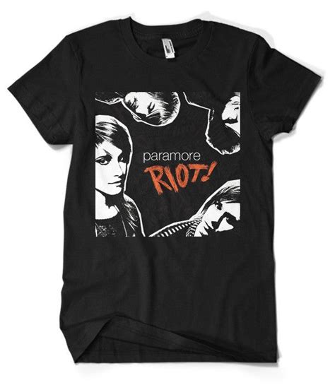 Paramore T-Shirt in 2020 | Paramore shirt, T shirt, Rock t shirts