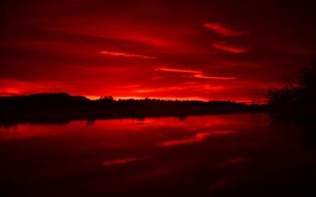 Red Sky at Night - Sky & Nature Background Wallpapers on Desktop Nexus ...