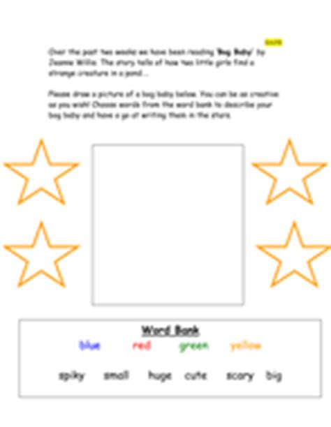 Kindergarten Literacy Unit using 'Bog Baby' | Teaching Resources