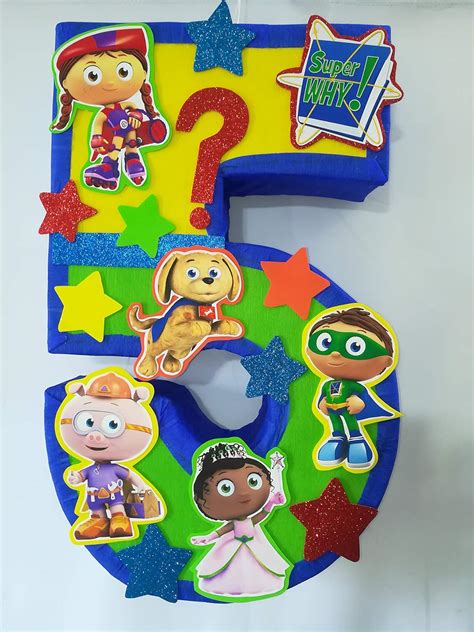 super Why birthday party super why birthday party Super Why pinata ...