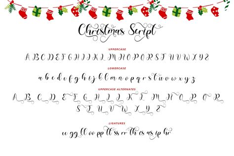 Christmas Script Windows font - free for Personal