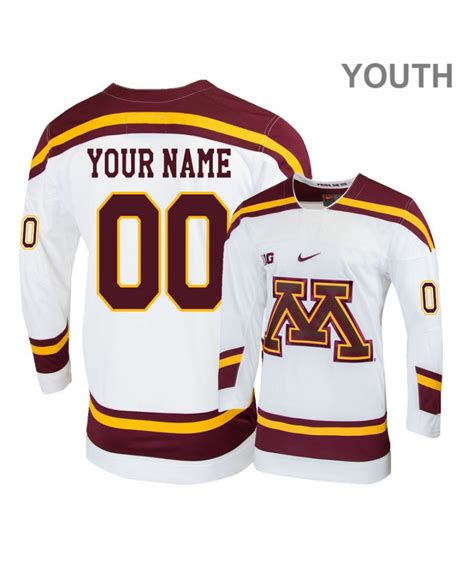 Custom Minnesota Golden Gophers Hockey Jerseys