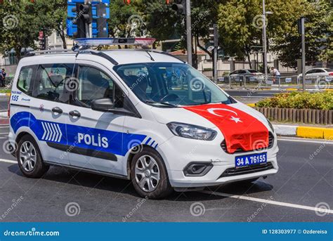 Turkish Police Cars Parade in Turkey Editorial Photography - Image of ...