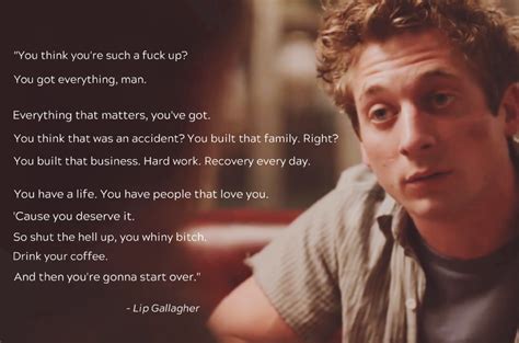 Favorite quote from Lip - season 8 episode 6! : r/shameless