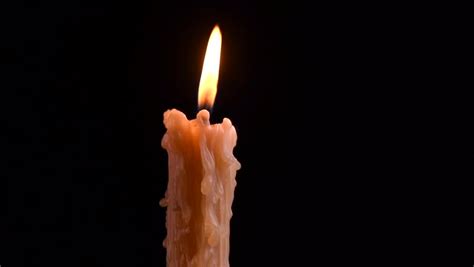 Candle Flame Close up On Stock Footage Video (100% Royalty-free ...