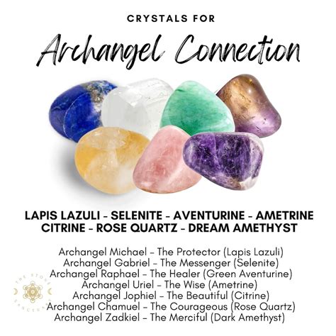 Archangel Crystals Crystals for Archangel Communication 7 - Etsy