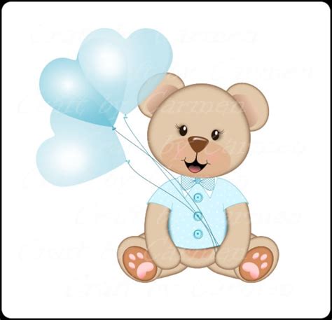 Teddy Bear Clip Art Cute Bear Baby Bears Digital Art - Etsy UK