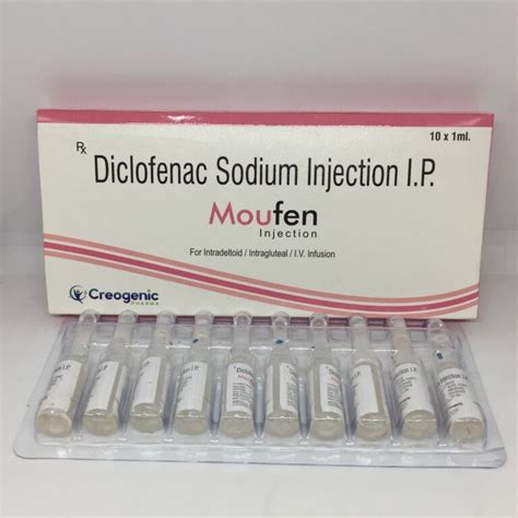 Diclofenac Sodium Injection | Works, Dosage & Details