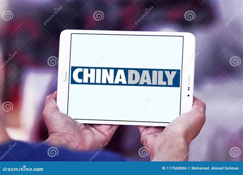 China daily newspaper logo editorial photo. Image of group - 117568806