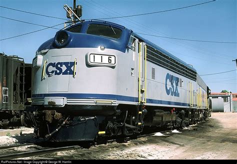 CSXT 116 CSX Transportation (CSXT) EMD F7(A) at Atlanta, Georgia by George W. Hamlin | Csx ...