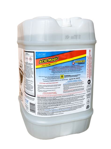 Acid Magic – Muriatic Acid – 5 Gal Bucket - Aspen Maintenance Supply Inc