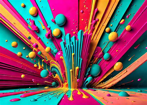 Abstract Colorful Organic Wallpaper Background Dimension Look ...