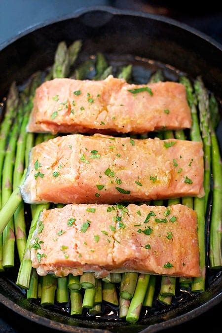 Quick and Easy One Pot Salmon and Asparagus - Food with Feeling