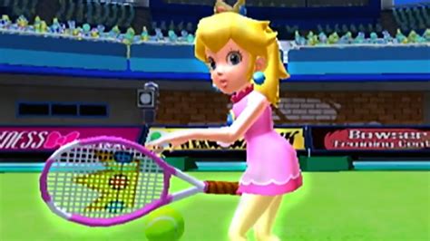 Mario Sports Superstars Gameplay -Tennis Gameplay Mode (3DS) - YouTube