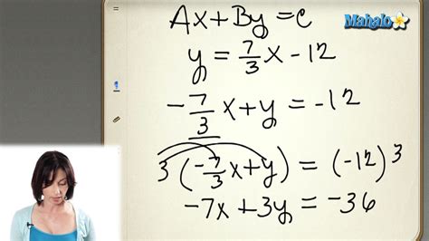 Finding the Equation of a Line in Standard Form - Abode of Local Media Station NCTV-45 | "The ...