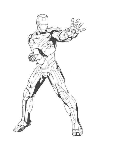 Free Printable Iron Man Coloring Pages For Kids - Best Coloring Pages For Kids