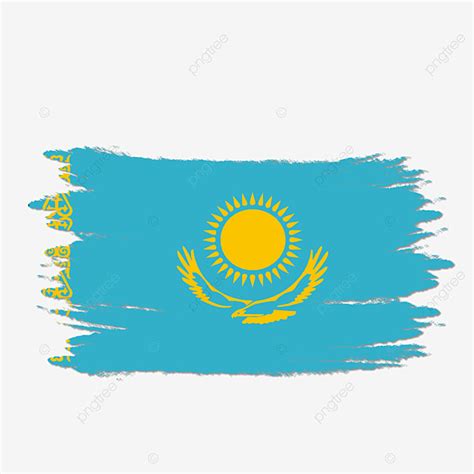 Kazakhstan Flag Vector - Asesores